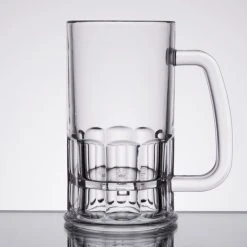 Alternative view of GET Enterprises GET 00084-1-SAN-CL 12 Oz. Customizable SAN Plastic Beer Mug