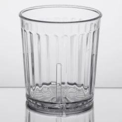 Alternative view of GET Enterprises GET 8809-1-CL Spektrum 9 Oz. Clear Customizable SAN Plastic Short Tumbler - 72/Case