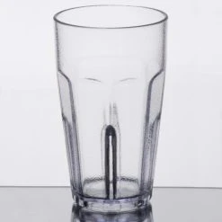 Alternative view of GET Enterprises GET 9921-1-CL Bahama 20 Oz. Clear Customizable SAN Plastic Pebbled Tumbler - 72/Case