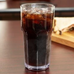 Carlisle 581607 Louis 16 Oz. Clear SAN Plastic Tumbler - 24/Case