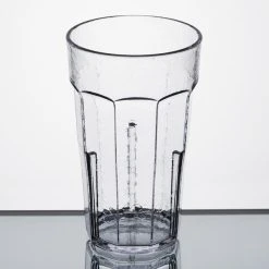Alternative view of Cambro LT10152 Laguna 10 Oz. Clear Customizable SAN Plastic Tumbler - 36/Case