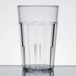 Cambro NT8152 Newport 7.7 Oz. Clear Customizable SAN Plastic Tumbler - 36/Case -Acopa Shop 1044848