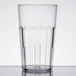 Alternative view of Cambro NT14152 Newport 14 Oz. Clear Customizable SAN Plastic Tumbler - 36/Case