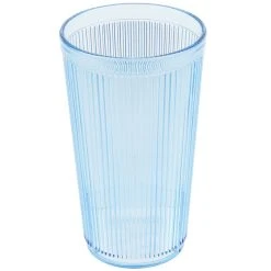 Alternative view of Carlisle 402054 Crystalon Stack-All 20.7 Oz. Blue SAN Plastic Tumbler - 12/Case