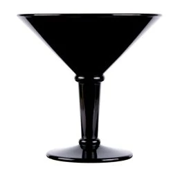 Alternative view of GET Enterprises GET SW-1419-BK 48 Oz. Black SAN Plastic Super Martini Glass - 3/Case