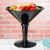 GET Enterprises GET SW-1419-BK 48 Oz. Black SAN Plastic Super Martini Glass - 3/Case 2 GET Enterprises GET SW-1419-BK 48 Oz. Black SAN Plastic Super Martini Glass - 3/Case -Acopa Shop 1125288