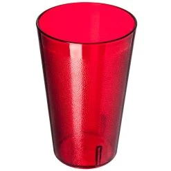 Alternative view of Carlisle 523210 Stackable 32 Oz. Ruby SAN Plastic Tall Tumbler - 24/Case