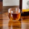 GET Enterprises GET SW-1460-CL 8 Oz. Customizable SAN Plastic Stemless Wine Glass - 24/Case 2 GET Enterprises GET SW-1460-CL 8 Oz. Customizable SAN Plastic Stemless Wine Glass - 24/Case -Acopa Shop 1193620