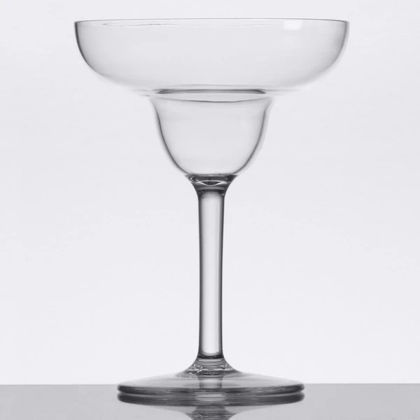Thunder Group PLTHMR009C 9 Oz. Plastic Margarita Glass 4 Thunder Group PLTHMR009C 9 Oz. Plastic Margarita Glass - Image 2