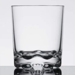 Alternative view of Thunder Group PLTHRG012C 12 Oz. Plastic Heavy Base Classic Rocks / Old Fashioned Glass