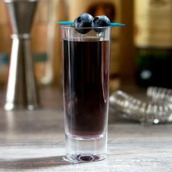 Thunder Group PLTHSG002CC 2 Oz. Plastic Shooter / Dessert Shot Glass