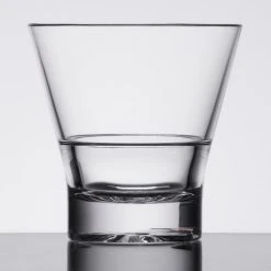 Alternative view of Thunder Group PLTHRG208C 8 Oz. Plastic Starburst Rocks / Old Fashioned Glass
