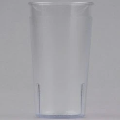 Alternative view of Cambro 1200P152 Colorware 12.6 Oz. Clear Customizable SAN Plastic Tumbler - 6/Pack