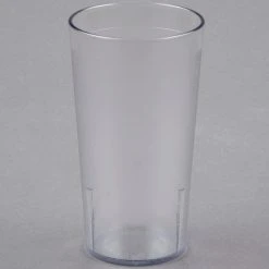Alternative view of Cambro 1600P2152 Colorware 16.4 Oz. Clear Customizable SAN Plastic Tumbler - 24/Case