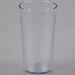 Alternative view of Cambro 1600P152 Colorware 16.4 Oz. Clear Customizable SAN Plastic Tumbler - 72/Case