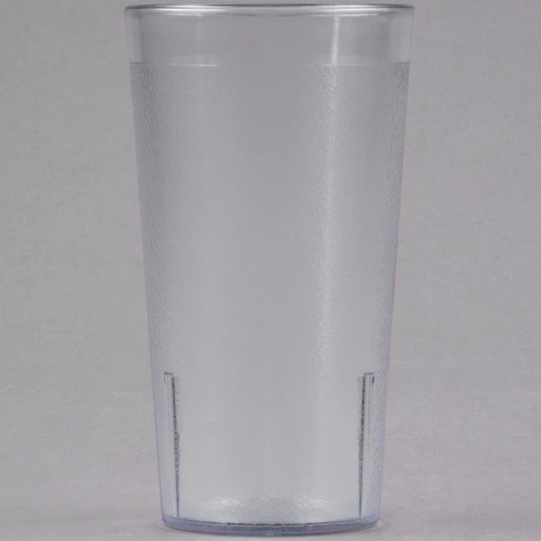Cambro 1600P152 Colorware 16.4 Oz. Clear Customizable SAN Plastic Tumbler - 6/Pack 4 Cambro 1600P152 Colorware 16.4 Oz. Clear Customizable SAN Plastic Tumbler - 6/Pack - Image 2