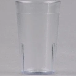 Alternative view of Cambro 500P152 Colorware 5.2 Oz. Clear Customizable SAN Plastic Tumbler - 72/Case