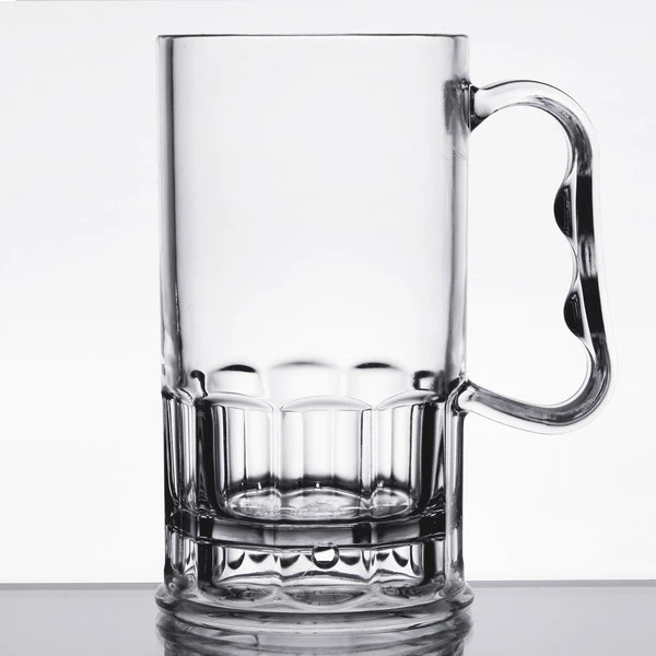 GET Enterprises GET 00082-1-SAN-CL 10 Oz. Customizable SAN Plastic Beer Mug - 24/Case 4 GET Enterprises GET 00082-1-SAN-CL 10 Oz. Customizable SAN Plastic Beer Mug - 24/Case - Image 2