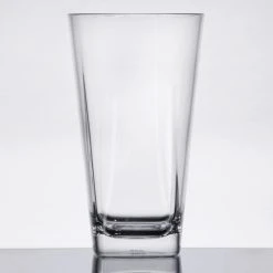 Alternative view of GET Enterprises GET SW-1472-CL Cubed 16 Oz. SAN Plastic Beverage Glass - 24/Case