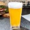 GET Enterprises GET SW-1472-CL Cubed 16 Oz. SAN Plastic Beverage Glass - 24/Case