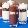 GET Enterprises GET SW-1408-1-CL 3 Oz. Customizable SAN Plastic Shooter / Dessert Shot Glass - 24/Case 2 GET Enterprises GET SW-1408-1-CL 3 Oz. Customizable SAN Plastic Shooter / Dessert Shot Glass - 24/Case -Acopa Shop 1197005