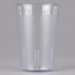 Alternative view of Cambro 800P152 Colorware 7.8 Oz. Clear Customizable SAN Plastic Tumbler - 6/Pack