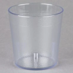 Alternative view of Cambro 900P152 Colorware 9.7 Oz. Clear Customizable SAN Plastic Tumbler - 72/Case