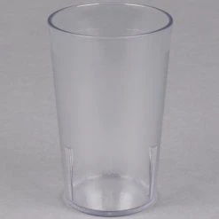 Alternative view of Cambro 950P2152 Colorware 9.8 Oz. Clear Customizable SAN Plastic Tumbler - 24/Case