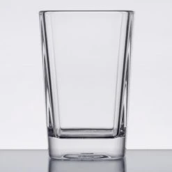 Alternative view of GET Enterprises GET SW-1435-CL 3 Oz. SAN Plastic Square Shot Glass / Dessert Glass - 24/Case