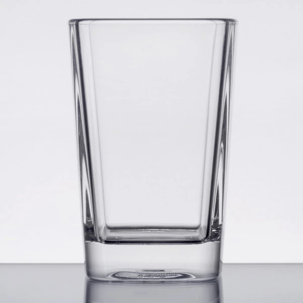GET Enterprises GET SW-1435-CL 3 Oz. SAN Plastic Square Shot Glass / Dessert Glass - 24/Case 4 GET Enterprises GET SW-1435-CL 3 Oz. SAN Plastic Square Shot Glass / Dessert Glass - 24/Case - Image 2