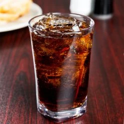 GET Enterprises GET SW-1471-CL Cubed 12 Oz. SAN Plastic Highball Glass - 24/Case