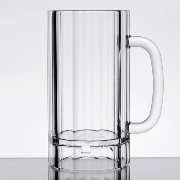 GET Enterprises GET 00087-PC-CL 20 Oz. Customizable Plastic Beer Mug - 12/Case 4 GET Enterprises GET 00087-PC-CL 20 Oz. Customizable Plastic Beer Mug - 12/Case - Image 2