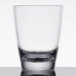 Alternative view of GET Enterprises GET SW-1434-CL 3 Oz. SAN Plastic Triangle Shot Glass / Dessert Glass - 24/Case