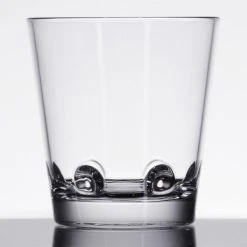 Alternative view of GET Enterprises GET SW-1473-CL Loft 9 Oz. Customizable SAN Plastic Stackable Rocks / Old Fashioned Glass - 24/Case