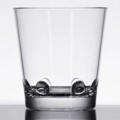 GET Enterprises GET SW-1474-CL Loft 12 Oz. Customizable SAN Plastic Stackable Double Rocks / Old Fashioned Glass - 24/Case 5 GET Enterprises GET SW-1474-CL Loft 12 Oz. Customizable SAN Plastic Stackable Double Rocks / Old Fashioned Glass - 24/Case -Acopa Shop 1198274