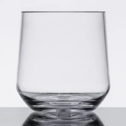 GET Enterprises GET SW-1468-CL Via 10 Oz. Customizable Tritan Plastic Rocks / Old Fashioned Glass - 24/Case 5 GET Enterprises GET SW-1468-CL Via 10 Oz. Customizable Tritan Plastic Rocks / Old Fashioned Glass - 24/Case -Acopa Shop 1200031