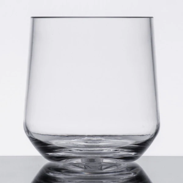 GET Enterprises GET SW-1468-CL Via 10 Oz. Customizable Tritan Plastic Rocks / Old Fashioned Glass - 24/Case 4 GET Enterprises GET SW-1468-CL Via 10 Oz. Customizable Tritan Plastic Rocks / Old Fashioned Glass - 24/Case - Image 2