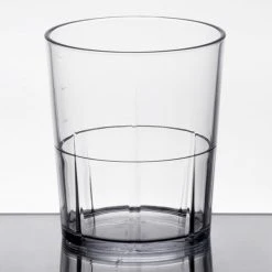 Alternative view of Cambro LDT9152 Lido 9 Oz. Clear SAN Plastic Tumbler - 36/Case