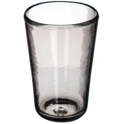 Carlisle MIN544218 Mingle 16 Oz. Smoke Tritan Plastic Beverage Glass - 12/Case -Acopa Shop 1260587