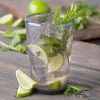 Carlisle MIN544218 Mingle 16 Oz. Smoke Tritan Plastic Beverage Glass - 12/Case