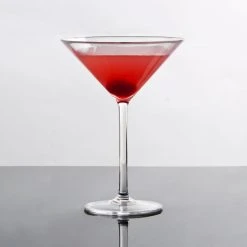 Thunder Group PLTHMT008C 8 Oz. Plastic Martini Glass