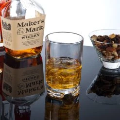 GET Enterprises GET SW-1424-1-SAN-CL Roc N' Roll 12 Oz. Customizable SAN Plastic Double Rocks / Old Fashioned Glass