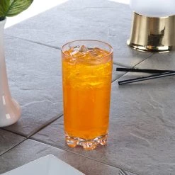 Thunder Group PLTHST012C 12 Oz. Plastic Heavy Base Classic Highball Glass
