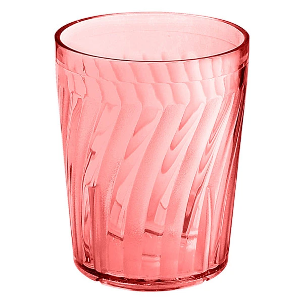 GET Enterprises GET 2206-1-R Tahiti 6 Oz. Red Customizable SAN Plastic Tumbler - 72/Case 3 GET Enterprises GET 2206-1-R Tahiti 6 Oz. Red Customizable SAN Plastic Tumbler - 72/Case