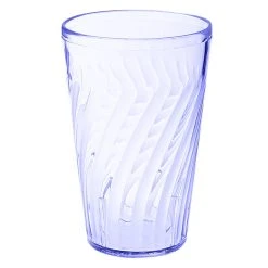GET Enterprises GET 2212-1-BL Tahiti 12 Oz. Blue Customizable SAN Plastic Tumbler - 72/Case