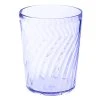 GET Enterprises GET 2211-1-BL Tahiti 12 Oz. Blue Customizable SAN Plastic Short Tumbler - 72/Case -Acopa Shop 142215