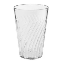 GET Enterprises GET 2224-1-CL Tahiti 24 Oz. Clear Customizable SAN Plastic Tumbler - 72/Case