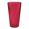 GET Enterprises GET 2232-1-R Tahiti 32 Oz. Red Customizable SAN Plastic Tumbler - 72/Case