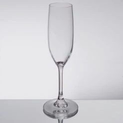 Carlisle 564007 Alibi 8 Oz. Plastic Champagne Flute - 24/Case -Acopa Shop 1577415