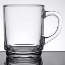 Alternative view of Arcoroc 61875 8.5 Oz. Customizable Fully Tempered Stackable Glass Mug By Arc Cardinal - 36/Case